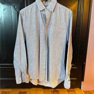 Tommy Hilfiger Blue Casual Button Down Shirt